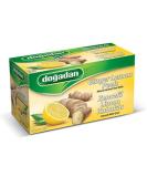 Dogadan Ginger & Lemon Zest Premium Herbal Tea Bags (1Box / 20teabags) - Buy Online on GoSupps.com