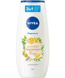 Nivea Summer Happiness Orange Nursing Schusche (250 ml) pH-skin-neutral shower gel with natural avocado oil moisturizing cream shower with fresh orange fragrance - Buy Online on GoSupps.com