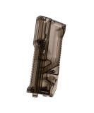 Lancer Tactical x Laylax Satellite Ambidextrous Swiveling Arm High Capacity Airsoft Speedloader - Smoked Color (Japanese Made) | Holds up to 140 BBS for Quick Reloads - Buy Online on GoSupps.com