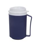 Fakeface Senior Thermal Mug - Insulating Snack Cup with Lid & Handle for Safe Drinking Parkinson's Aids & Elderly Care - Buy Online on GoSupps.com