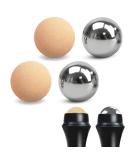 Stainless Steel Ice Roller Ball - Oil Control & Blotting Tool Compatible with REVLON (2+2 PCS 21.5mm Diameter - Buy Online on GoSupps.com