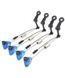 Hirisi Tackle 4x Fishing Swingers Illuminated Bite Indicators for Carp Fishing (4 Pack) Blue Best International Shipping - Buy Online on GoSupps.com