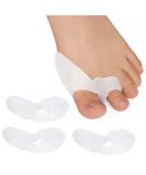 4x Toe Spreader & Separator - Soft Silicone Hallux Valgus Correction | International Shipping - Buy Online on GoSupps.com