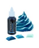 Sugarflair Sapphire Oil Based Food Colouring - 30ml Highly Concentrated Edible Blue Color for High Fat Foods & Chocolate - Buy Online on GoSupps.com