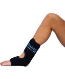 The Coldest Foot Ankle Achilles Pain Relief Ice Wrap with 2 Cold Gel Packs  Best for Achilles Tendon Injuries Plantar Fasciitis Bursitis  Sore Feet Built for Cold Therapy (Black XS-XL) 1 - Buy Online on GoSupps.com