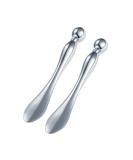Qwesure Xixi Eye Massage Cream - Lifting & Firming Zinc Alloy Spoon Set | 2PCs Silver - International Shipping - Buy Online on GoSupps.com