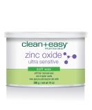 Clean + Easy Zinc Oxide Ultra Sensitive Hair Removal Soft Wax 14oz - Gentle Hair Removal for Delicate Skin - Buy Online on GoSupps.com