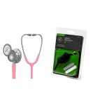 Buy 3M Littmann Classic III Monitoring Stethoscope - Pearl Pink Tube 27 inch | Includes Stethoscope Identification Tag - Black | Fast International Shipping - Buy Online on GoSupps.com