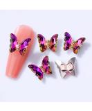 3D Nail Art Rhinestone Crystal AB Butterfly Charms Sparkle Nail Decoration Jewerlry Hand Craft DIY Accessories (MJ18) - Buy Online on GoSupps.com