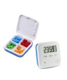Automatic Pill Dispenser Zeerkeer Electronic Pill Timer-Reminder-Dispenser 5 Times a Day Electronic Timing Portable Daily Drug Storage Box Drug Organizer Case with Reminder (Blue) - Buy Online on GoSupps.com