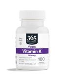 Whole Foods Market Vitamin K 120 MCG 100 Tablets | Essential Nutrient Supplement - Buy Online on GoSupps.com