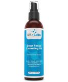 Deep Cleansing Facial Oil with Olive & Grape Seed Oils, Tangerine & Lemon Essential Oils | Vitamin C & E Infused | Best Cleanser for Dry Skin | Makeup Remover & Face Wash - 6 fl oz - Buy Online on GoSupps.com