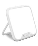 Ultra-Thin 10000 Lux Light Therapy Lamp | UV-Free, Touch Control, Stepless Brightness | 4 Timer Functions | Memory Function | 90 Rotatable Stand | White - Buy Online on GoSupps.com