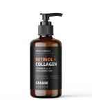 Retinol + Collagen Anti-Aging Face Cream - Hyaluronic Acid & Vitamin C | Day & Night Moisturizer - Firming Anti-Wrinkle Cream 4oz - Buy Online on GoSupps.com