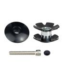 PLATT Bike Headset Top Cap - Aluminum Alloy Star Nut Stem Cap for 1-1/8 Stems & Forks, Black - Buy Online on GoSupps.com