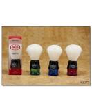 Buy Omega Shaving Brush #90077 - 100% Synthetic Shaving Brush for a Luxurious Shave - International Shipping Available - Buy Online on GoSupps.com