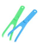 BCBF Y-Shaped Tooth Floss Set - 2 Pieces Dental Silk Holder & Powdered Floss for Ultimate Oral Hygiene - Buy Online on GoSupps.com
