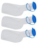 Medi-Inn urine bottle PP for men milky | 1 litre capacity | autoclavable | 3 pieces 3 pieces (1 pack) - Buy Online on GoSupps.com