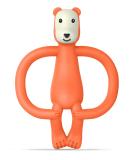 Matchstick Monkey Bramble Bear Silicone Teether | BPA Free | Antimicrobial | Easy to Grip | Gel Applicator | 11cm | 3 Months - Buy Online on GoSupps.com