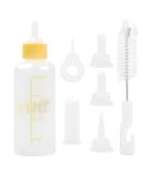 Breeding Bottle for Puppies & Kittens - 60ml & 150ml Silicone Pet Milk Bottle Set with Replacement Nipple - Buy Online on GoSupps.com