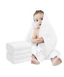FOOK FISH Muslin Baby Towel 2 Pack - Super Soft 6 Layer Cotton Infant Bath Towel for Newborns - 40 x 40inches, White - Buy Online on GoSupps.com