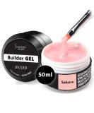 Sincero Salon Assembly Gel - Sakura - 50ml UV Gel for Nail Extensions Modeling & Nail Art - Acrylic Color Gel for Gel Nails & Sealing - Perfect for Professionals - Buy Online on GoSupps.com