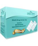 EasyHome 6 Panel Instant Drug Test Kits - THC AMP BZO COC OPI 2000 MET/mAMP - 5 Pack - Buy Online on GoSupps.com