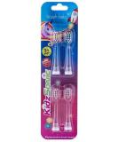 KidzSonic Electric Toothbrush Replacement Brush Heads - Pack of 4 (Ages 3+) Unicorn & Rocket Design - Buy Online on GoSupps.com