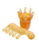 Collbath 2 Piece Harz Gua Sha Comb Set | Scalp Massage Tools & Equipment for Ultimate Head Relaxation - Buy Online on GoSupps.com