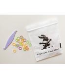 Dental Teeth Bands 100 Pcs 3/16 Neon Medium 3.5 OZ for Dreadlocks, Braids, Top Knots - Free Placer Included - Buy Online on GoSupps.com