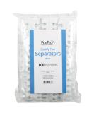 ForPro Comfy White Pedicure Toe Separators 1 x 3.5 - 100 Pairs - Buy Online on GoSupps.com
