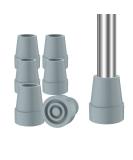 supregear Cane Tips (6-Pack) 19 mm Replacement Cane Tip for Walking Cane Crutch Sticks High-Strength Rubber and Carbon Black Mixed Non-Slip Stable Foot Pad Folding Cane Accessory Grey 19 mm Grey - Buy Online on GoSupps.com