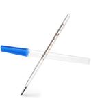 MAGICLULU Glass Oral Thermometer for Adults - Fast Reading Fever Indicator Single Scale - Accurate Armpit Temperature Measurement - Buy Online on GoSupps.com