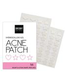 Buy Hydrocolloid Acne Pimple Patch - Heart & Star Shapes | 56 Patches for Breakouts Reduces Pimples & Blackheads - Buy Online on GoSupps.com