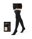 Varcoh Compression Stockings for Women & Men | 3XL Support Stockings for Pregnancy & Varicose Veins - Black - Buy Online on GoSupps.com