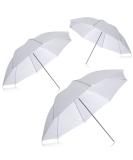 Neewer 33/83cm Studio Lighting Reflective Flash Translucent White Umbrella Set - Pack of 3 - Buy Online on GoSupps.com