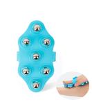 Massage glove with balls-roller ball body massage shoe portable body massage massage scooter Muscle Relax Losing Losing body massage device 7x 360-degree rolls - Buy Online on GoSupps.com