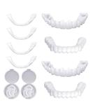 Cjbin 2 Pairs of Lightening Veneers Teeth Set Instant Dentures for Men & Women | Bad Tooth Whitening Alternative - Buy Online on GoSupps.com