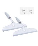 Shower Squeegee Set - Glass Door, Bathroom Tile and Mirror Cleaner - 2 Pack - Buy Online on GoSupps.com