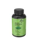 Organic Moringa Capsules - Superfood Supplement for Energy Metabolism & Immune Support (120 Count) - International Shipping Available - Buy Online on GoSupps.com
