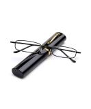 Kokobin Flexible Metal Reading Glasses - Unisex Feather-Hinge Reader +2.5 Diopter with Case & Pen Holder - International Shipping Available - Buy Online on GoSupps.com