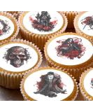 24 Pre-cut Vampire Gothic Edible Cake Cupcake Toppers Wafer/Rice Paper - Buy Online on GoSupps.com