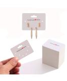 150PCS White Earring Display Cards 5.5x4cm - Jewelry Packaging for Small Businesses - Buy Online on GoSupps.com