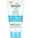 Sim.ple Water Boost Micellar Facial Wash 150ml | 100% Soap-Free Face Wash for Dewy Hydrated Skin | Ideal for Normal to Dry Skin Shop Internationally - Buy Online on GoSupps.com
