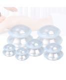 QISEEYA 6-Piece Silicone Cupping Therapy Set - Professional Studio & Home Cupping Kit for Cellulite & Joint Pain Relief - Myofascial Massage Cups in 3 Sizes (White) - Buy Online on GoSupps.com