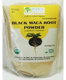 Indus Organics Black Maca Powder 2 Lb Bag - Gelatinized, Freshly Harvested, Premium Quality, Non-GMO - Buy Online on GoSupps.com