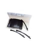 15-Piece Black Metal Hairpins for Professional Hairdressers | Up-Do Clips & Wedding Hair Styling Accessories - Buy Online on GoSupps.com