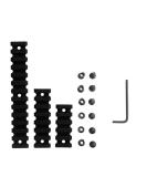 Buy Houson Polymer Keymod Picatinny Rail Adapter - Nylon Weaver Mount for Airsoft (5-Slot & 13-Slot) - International Shipping Available - Buy Online on GoSupps.com