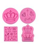 Silicone Crown Fondant Candy Mold - DIY Handcraft for Chocolate, Cake Decoration, Cupcake Topper, Resin, Clay Crafting - Buy Online on GoSupps.com
