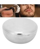 Stainless Steel Shaving Bowl with Lid for Men's Beard Care | Shaving Foam Mug | Soap Dish for Men - Buy Online on GoSupps.com